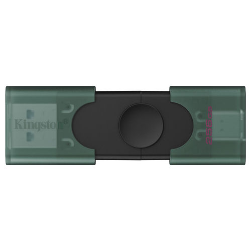 DTDEG2/256GB DataTraveler DuoG2 Chiavetta USB 256 GB USB Type-A USB Type-C 3.2 Gen 1 colore Nero Verde