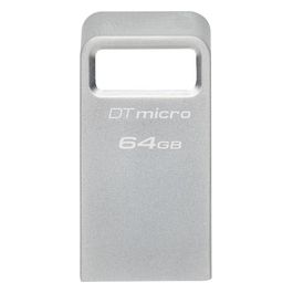 Technology DataTraveler Micro Unita' Flash USB 64Gb USB tipo A 3.2 Gen 1 Argento