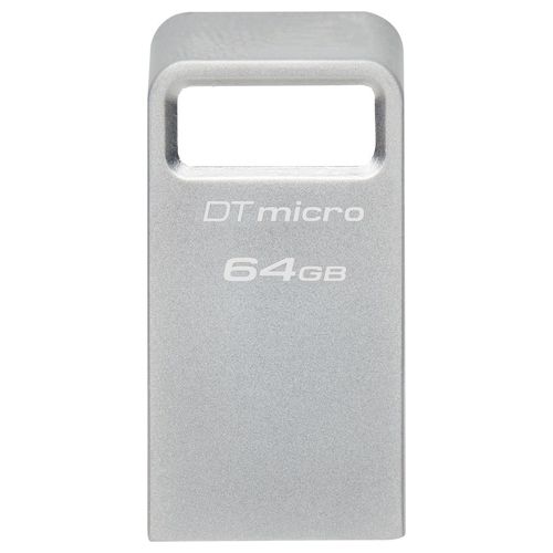 Kingston Technology DataTraveler Micro Unita' Flash USB 64Gb USB tipo A 3.2 Gen 1 Argento
