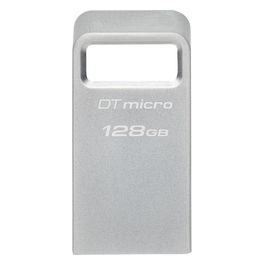 Kingston Technology DataTraveler Micro Chiavetta USB 128Gb USB Tipo A 3.2 Gen 1 Argento