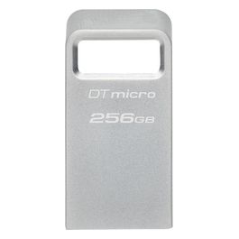 Kingston Technology DataTraveler Micro Chiavetta USB 256Gb USB tipo A 3.2 Gen 1 Argento
