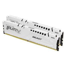 Kingston Technology FURY Beast 64Gb 5200 MT/s DDR5 CL36 DIMM Kit da 2 White EXPO