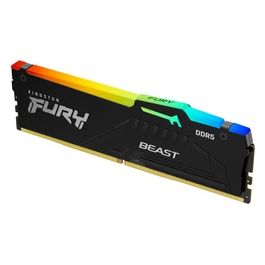 Kingston Technology FURY Beast DDR5 RGB Memoria Ram 16Gb 5200MT/s DDR5 CL36 DIMM Memoria Gaming per Computer Fissi Modulo Singolo