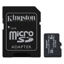 Kingston Technology Industrial Memoria Flash 8Gb MicroSDHC UHS-I Classe 10