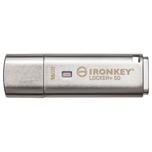 Kingston Technology IronKey Locker 50 Unita' Flash USB 16Gb USB tipo A 3.2 Gen 1 Argento