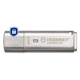 Technology IronKey Locker 50 Unita' Flash Usb 64Gb USB tipo A 3.2 Gen 1 Argento