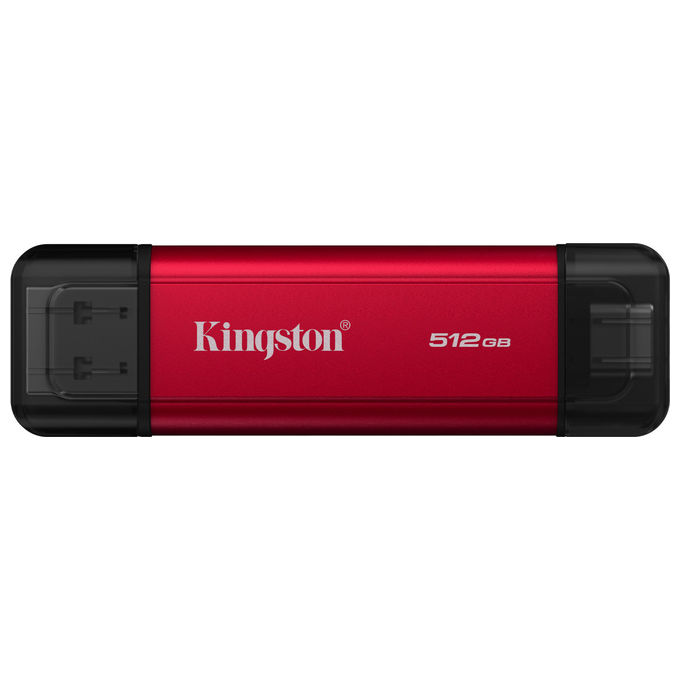 Kingston Technology SSD Portatile 512GB Dual USB-A-C Velocita' 1050MB-s