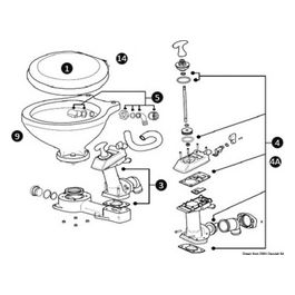 Kit Cerniere Asse Wc Legno Osculati