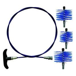 Kit Spazzacamino per Tubi Stufa Molla Flexi cm. 200 cm.8-10-12