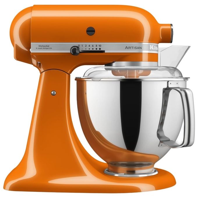 KitchenAid 5KSM175PSEHY Artisan Impastatrice Planetaria 300W 4,8 Litri Arancione