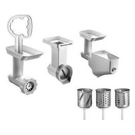5413184403003 Set di 3 Accessori (Setaccio, Tritatutto, Grattuggia) Acciaio Inox