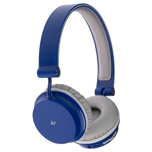 KitSound Cuffie Stereo Bluetooth Blu