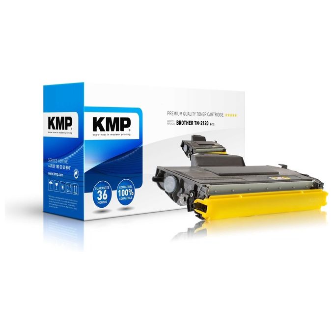 KMP B-T22 Cartuccia Nero XXL Compatibile con Brother TN-2120 X