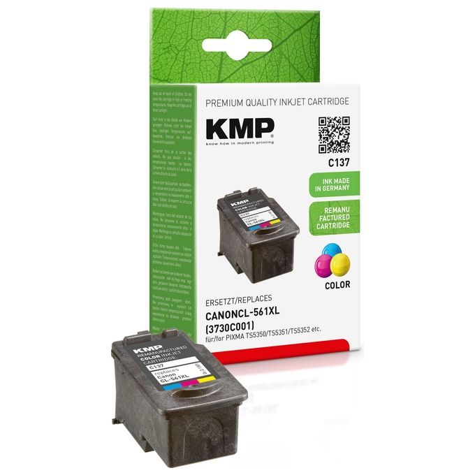 KMP C137 Cartuccia Colore Compatibile con Canon CL-561 XL