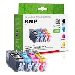 KMP C81V Promo Pack BK/C/M/Y Compatibile con PGI-525/CLI-526