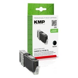 KMP C90 Cartuccia Nero Compatibile con Canon CLI-551 BK XL