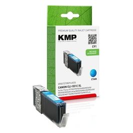 KMP C91 Cartuccia Ciano Compatibile con Canon CLI-551 C XL