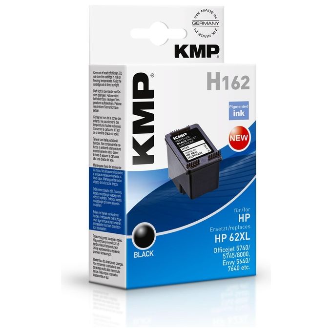 KMP H162 Cartuccia Nero Compatibile con HP C2P05AE 62 XL