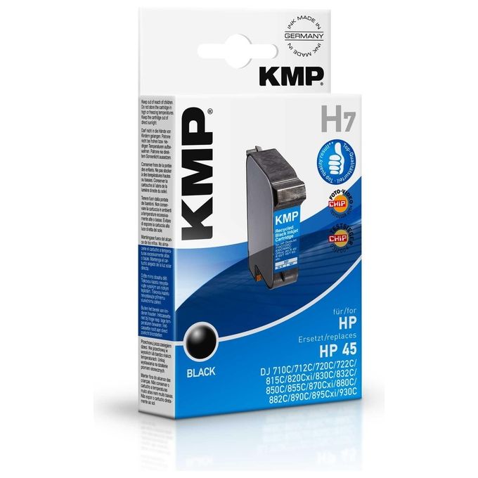 KMP H7 Cartuccia Nero Compatibile con HP 51645 A