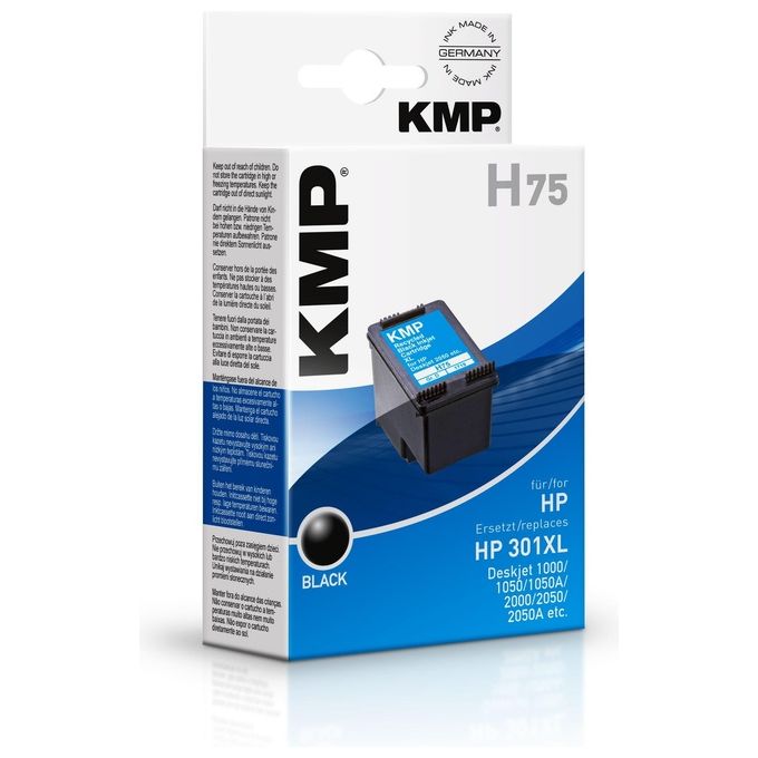 KMP H75 Cartuccia Nero Compatibile con HP CH 563 EE