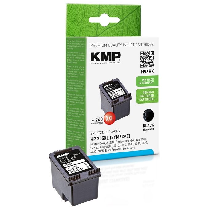 KMP H96BX Cartuccia Nero Compatibile con HP 3YM62AE