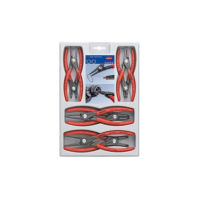 Knipex Assortimento di Pinze di Precisione per Anelli di Sicurezza