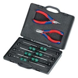 Knipex Astuccio con Pinze per Elettronica