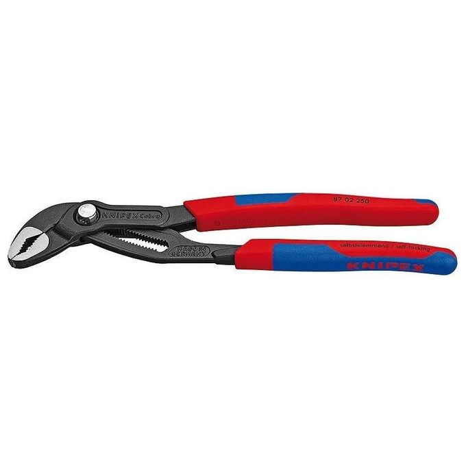 Knipex Cobra Pinza Regolabile di Nuova Generazione per Tubi e Dadi Bonderizzata Grigia 250mm