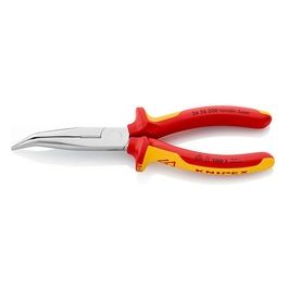 Pinza per Meccanica a Becchi Mezzotondi con Tronchese Collaudati VDE 200mm