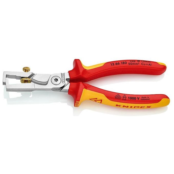 Knipex pinza spelacavi con cesoia per cavi
