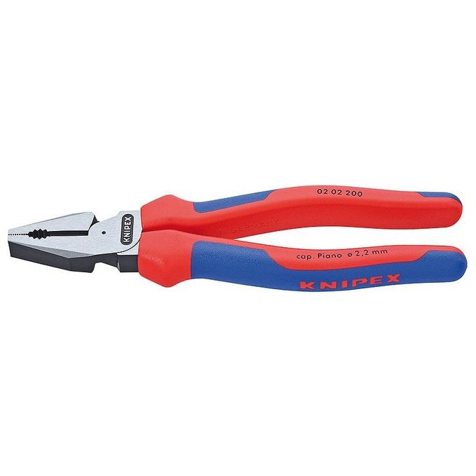 Knipex Pinza Universale Tipo Forte Bonderizzata Nera Rivestita in Materiale Bicomponente 200mm