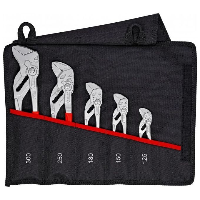 KNIPEX Set 5 pinze chiave con borsa avvolgibile KULT