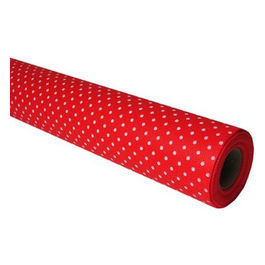 Rotolo TNT Rosso a Pois 80 cm x 9 metri