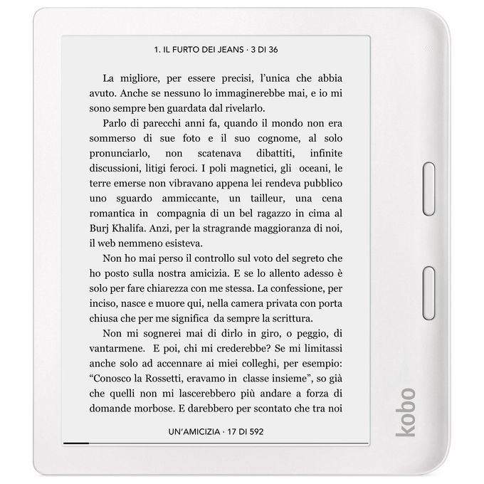 Kobo Libra 2 Lettore E-Book Touch Screen 32Gb Wi-Fi Bianco