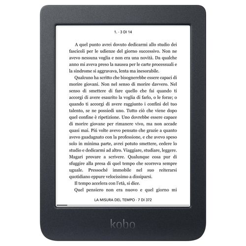 Kobo Nia Lettore E-Book Touch Screen 8Gb Wi-Fi Nero