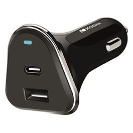 Alimentatore Auto Smartphone Usb-A e Usb-C