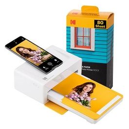 Kodak Dock Plus 4PASS Stampante Fotografica Istantanea 10x15cm con Pacchetto di 90 Fogli