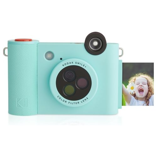 Kodak Fotocamera Istantanea 5Mp Bt Lenti Colorate Flash Plus MicroSD Verde