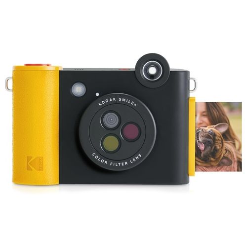 Kodak Fotocamera Istantanea 5Mp Bt Lenti Colorate Flash Plus MicroSD Nera