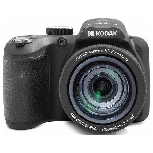 Kodak Pixpro Astro Zoom AZ405-BK Fotocamera Digitale da 20Mp Con Zoom Ottico 40x Grandangolare da 24mm Video Full Hd 1080p e Lcd da 3"
