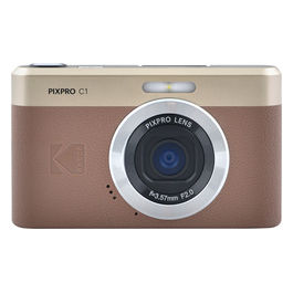 Pixpro C1BN, Fotocamera Digitale, 13 MP, CMOS, Marrone