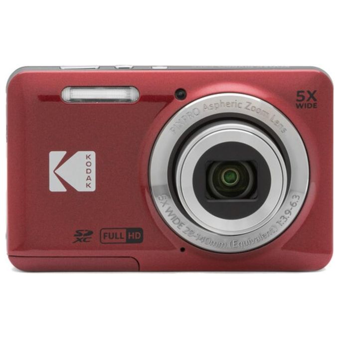 Kodak PIXPRO FZ55 Fotocamera Compatta 16Mp CMos 4608x3456 Pixel Rosso