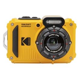 Kodak Pixpro WPZ2 Fotocamera Digitale Compatta 16 MPixel Impermeabile e Antiurto Giallo