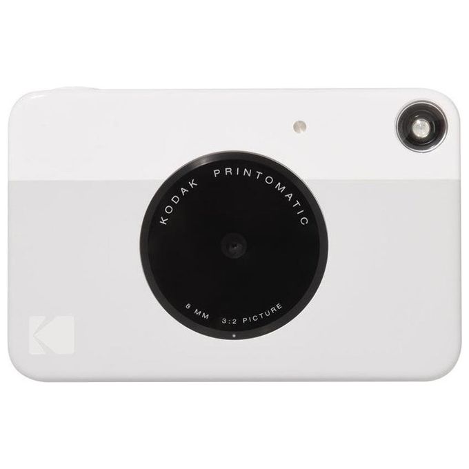 Kodak Printomatic Fotocamera di Stampa Istantanea Bianco/Argento