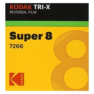 Kodak S8 Tri-X 200D / 160T Pellicola Super 8 per Film Bianco e Nero Muto