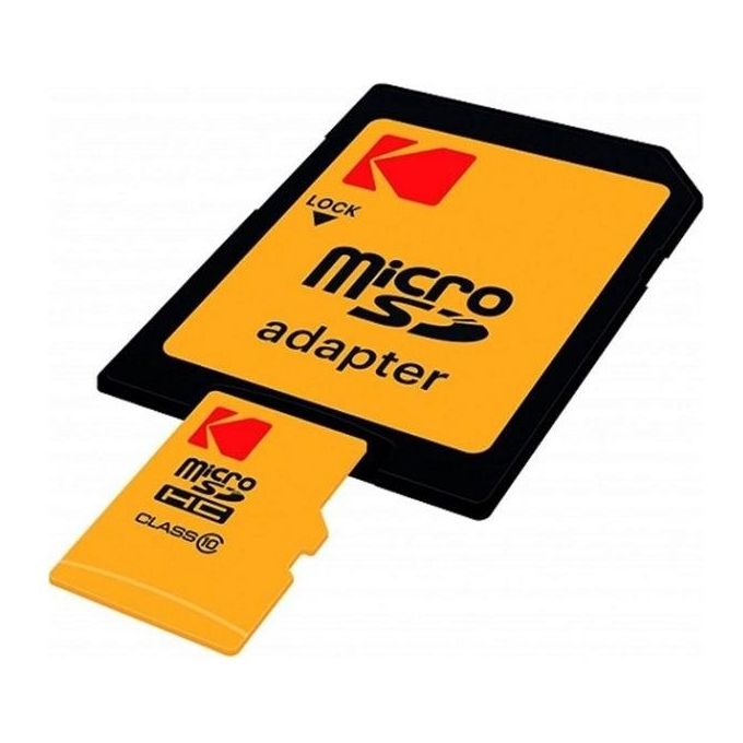 Kodak Scheda di Memoria MicroSD da 64Gb Classe 10 con Adattatore SD