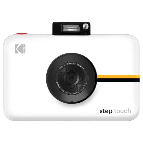 Kodak Step Touch Fotocamera Digitale 13Mp a Stampa Istantanea Touchscreen Lcd da 3.5" Video Hd 1080p Zoom Ottico 10x Tecnologie Bluetooth e Zink Zero Ink Bianco