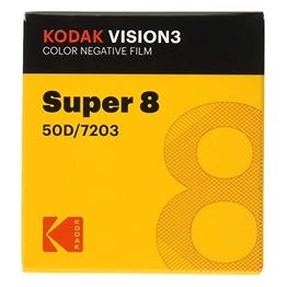 Kodak Vision3 Super 8mm Pellicola Negativa a Colori 7203 50D