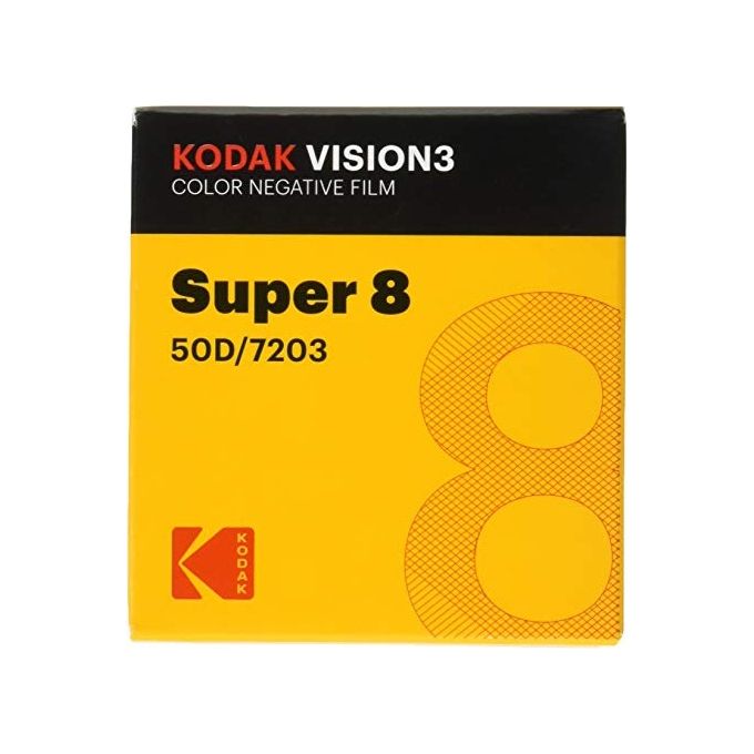 Kodak Vision3 Super 8mm Pellicola Negativa a Colori 7203 50D