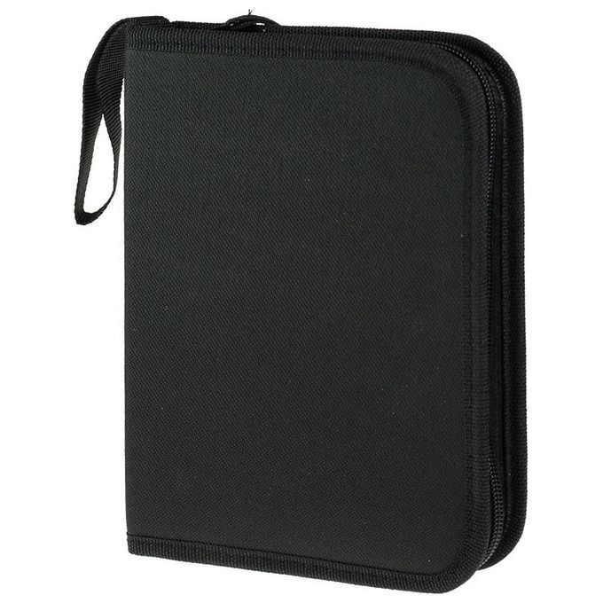 Koh-I-Noor DJSB-24 Oblo Astuccio Portamatite Vuoto 24 Matite Scomparti Inclinabili colore Nero